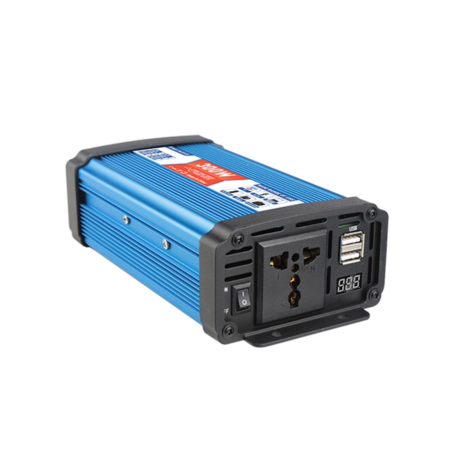 Solar Power Inverter Sine Wave Power Inverter 500W DC 12V to AC 100V-120V Dual USB Port with Digital Display