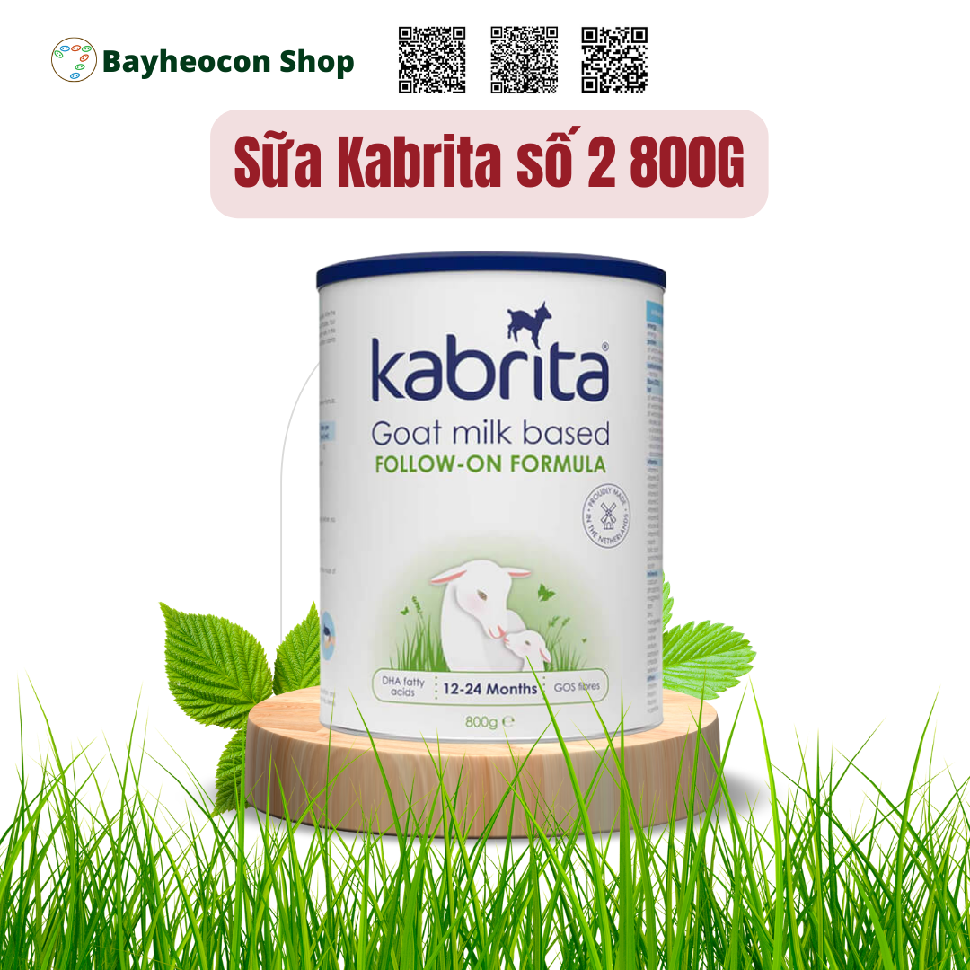 [DATE MỚI] Sữa dê Kabrita Số 2 800g (1-2 tuổi)