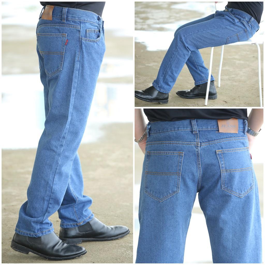 Quần jean nam dài ông suông (3 màu) Ecam kết đẹp