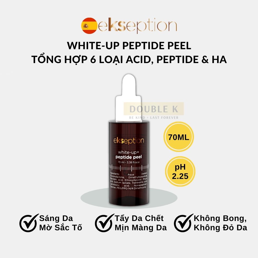 ekseption White-Up Peptide Peel - Sáng Da, Mờ Thâm Sạm Nám, Tươi Trẻ Làn Da - Double K