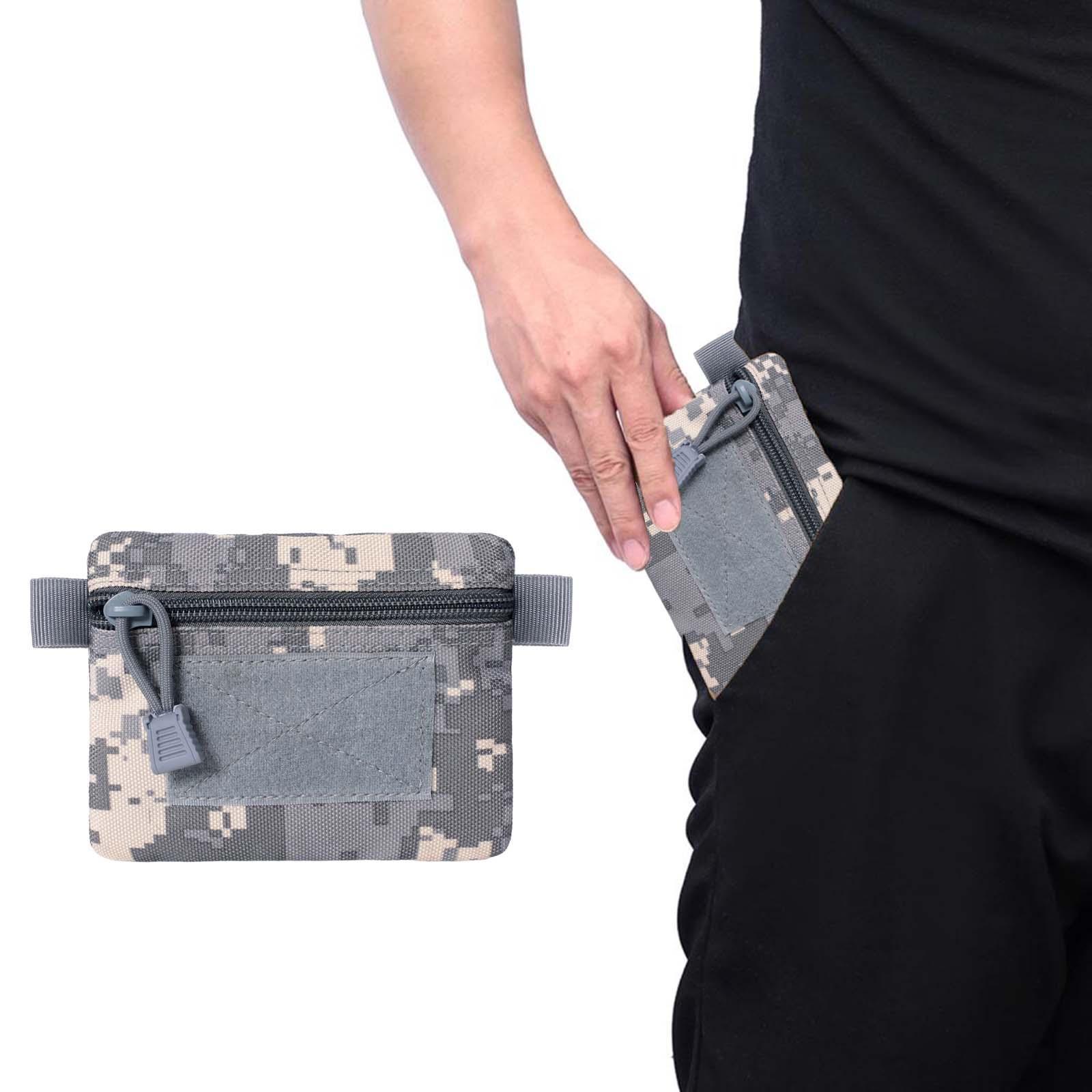 Outdoor Wallet Nylon Purse Organizer Pouch Small Bag Zipper for Climbing