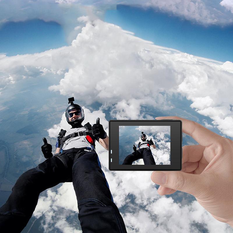 AT-Q44CR Action Camera Ultra HD 4K 30fps WiFi 2.0" Underwater Waterproof Helmet Video Recording DVR Sport Cam With Telecontrol