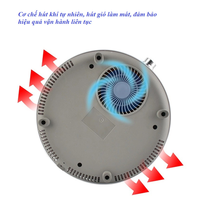 Bếp điện từ đơn hình tròn thông minh công suất cao SX-2022 (Hiệu chỉnh nhiệt 900~2200W)