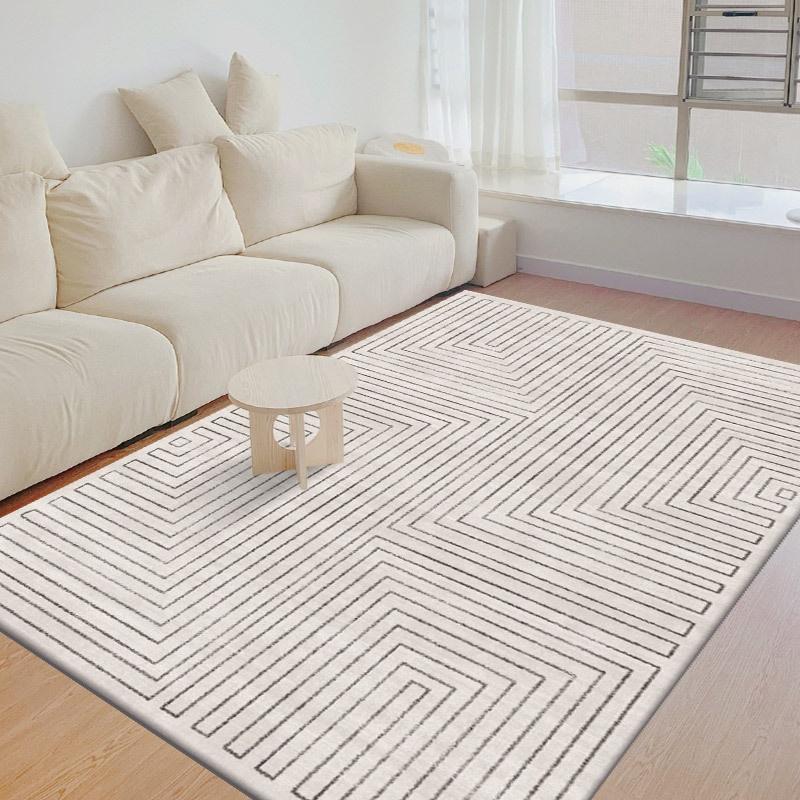 Giả cashmere thảm trong phòng ngủ đầu giường chăn sang trọng phòng khách bàn cà phê thảm nhà đệm chân.