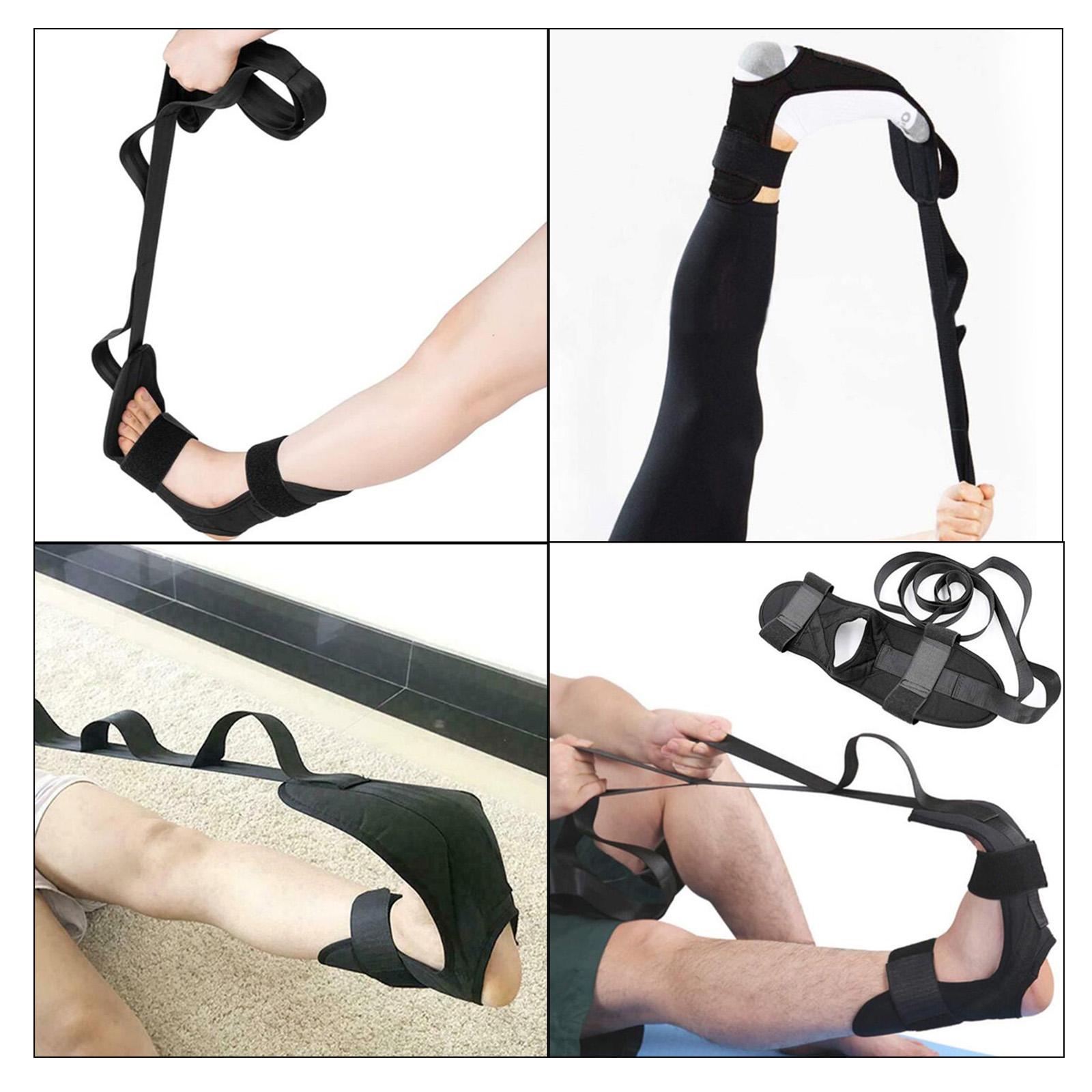 Stretch Strap & Foot Stretcher Set for Plantar Fasciitis Pilates Gymnastics
