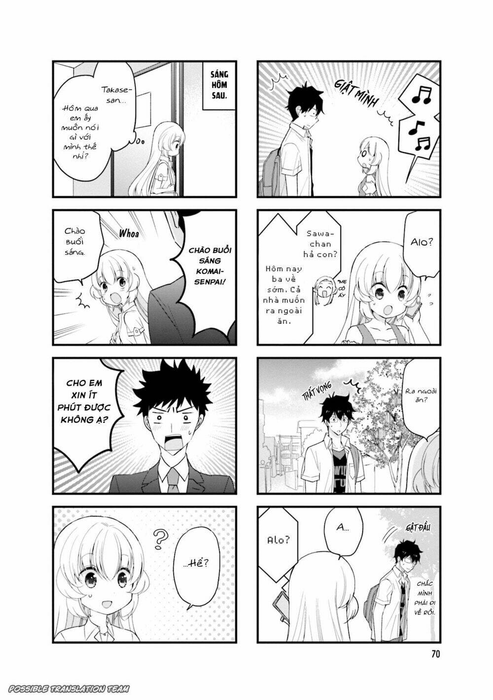 senpai nhỏ nhắn của tôi rất dễ thương chapter 24 10