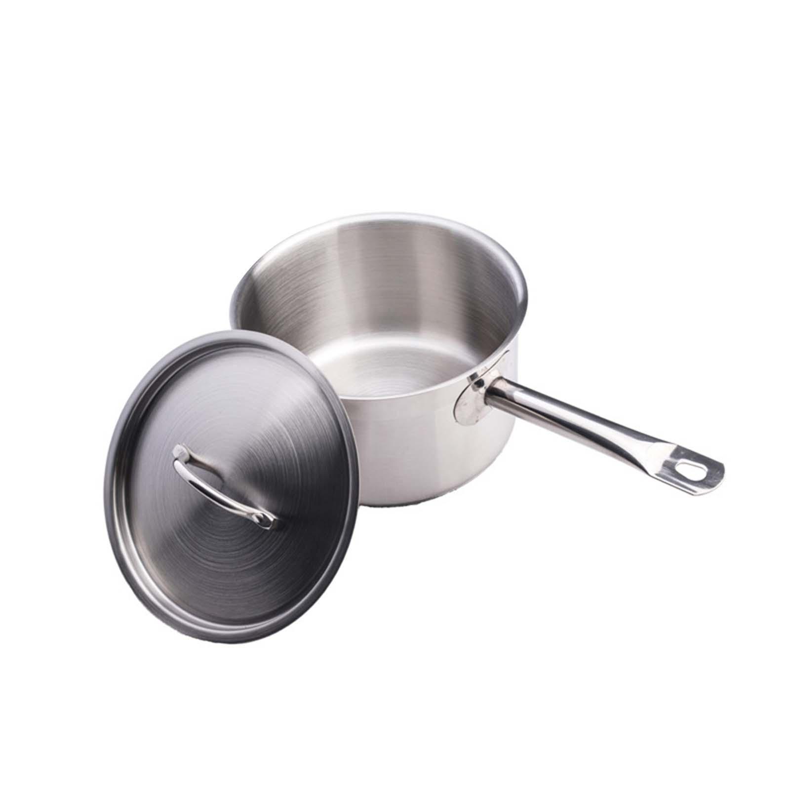 Stainless Steel Small Pot Milk Soup Pan for Home Kitchen Restaurant Gravies