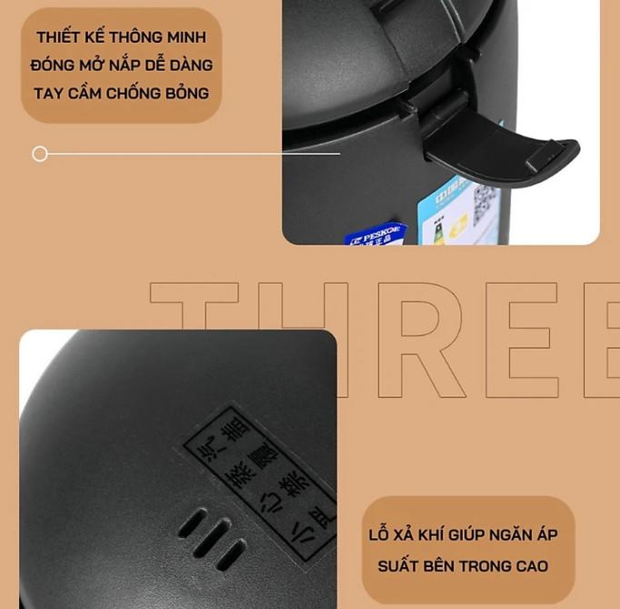 [KoSuyTu] Nồi Cơm Điện Mini ChiGo Chống DÍnh - Đa Năng Hầm, Nấu Cháo, Xào, Chiên Nhanh Chóng An Toàn - Dung Tích 1.2 Lít Nấu Cơm Cooker Nấu Ăn