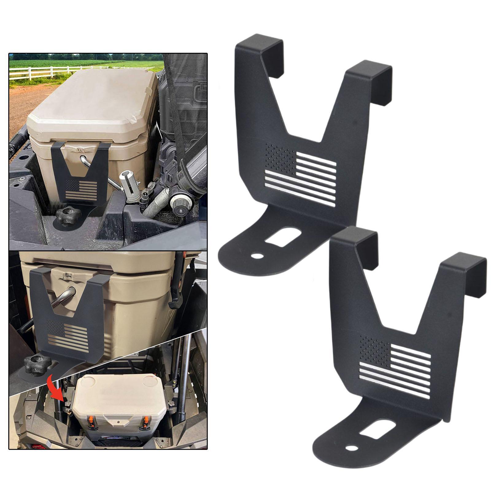 2x UTV Cooler Mounting Brackets, for 26 Cooler Coating Rust Resistant Cooler Mount, for Polaris, RZR 1000 XP/Turbo, Replacement Parts