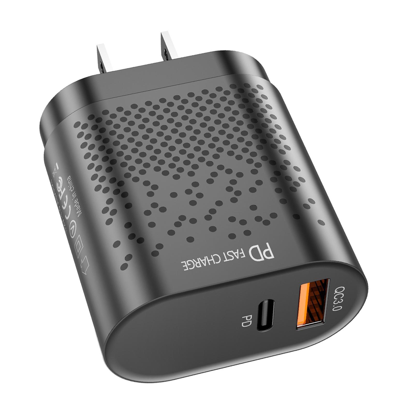 QC 3.0 USB C PD Ports Wall Charger Power Adapter US Plug