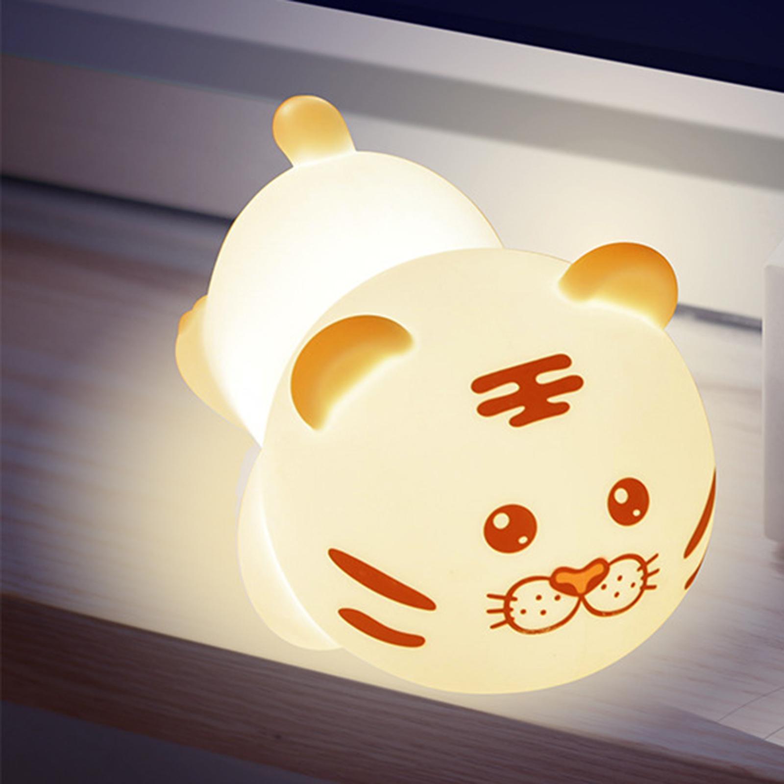 Cartoon LED Sleeping Night Light Touch Sensor Bedside