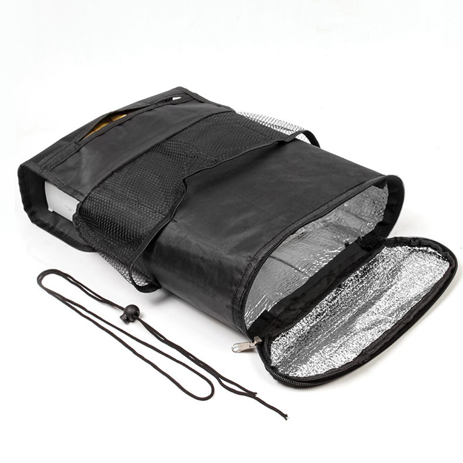 Car Seat Back Organizer Bottle Holders Hanging Travel Storage Bag Insulated Bag