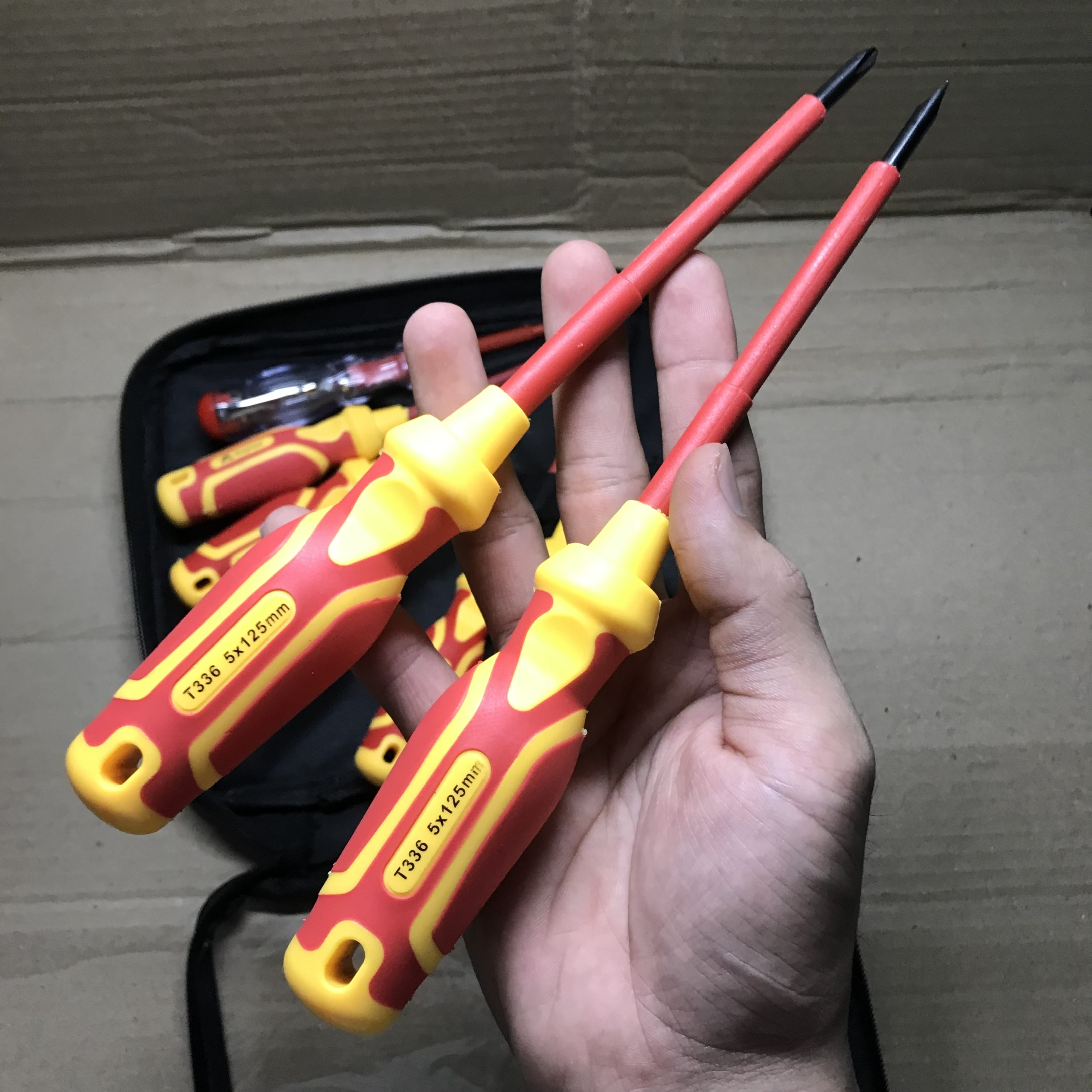 Bộ Tua Vít cách điện 1000V 7 cây Kapusi Nhật Bản K9201