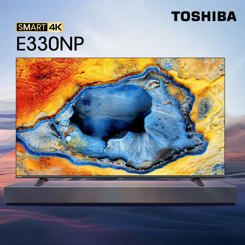 Smart Tivi TOSHIBA 50 inch 50E330NP, Màn Hình LED 4K UHD - Loa 24W - Hàng Chính Hãng