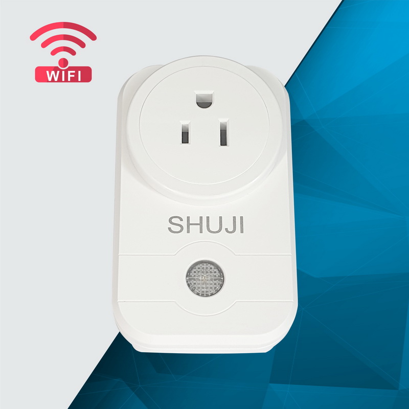 Ổ cắm điện thông minh Wifi SHUJI SK-206 (Wifi 2.4GHz) - Hàng Chính Hãng. Tặng thêm 2 phích cắm