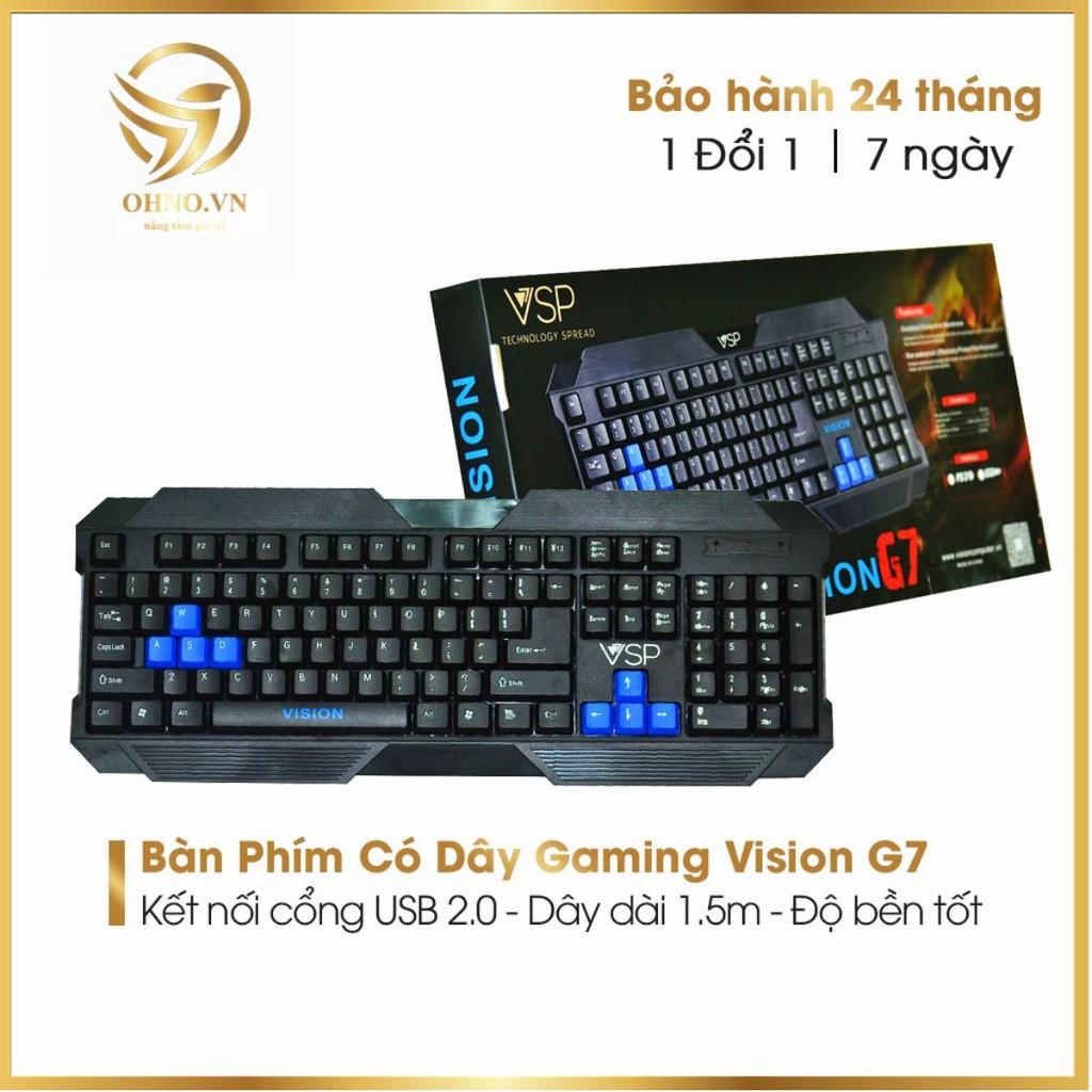 Bàn Phím Có Dây Vision G7 Bàn Phím Giả Cơ Gaming – OHNO Việt Nam