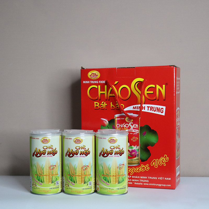 Chè Ngô Nếp Minh Trung lốc 3 lon - CHENGONEP 3