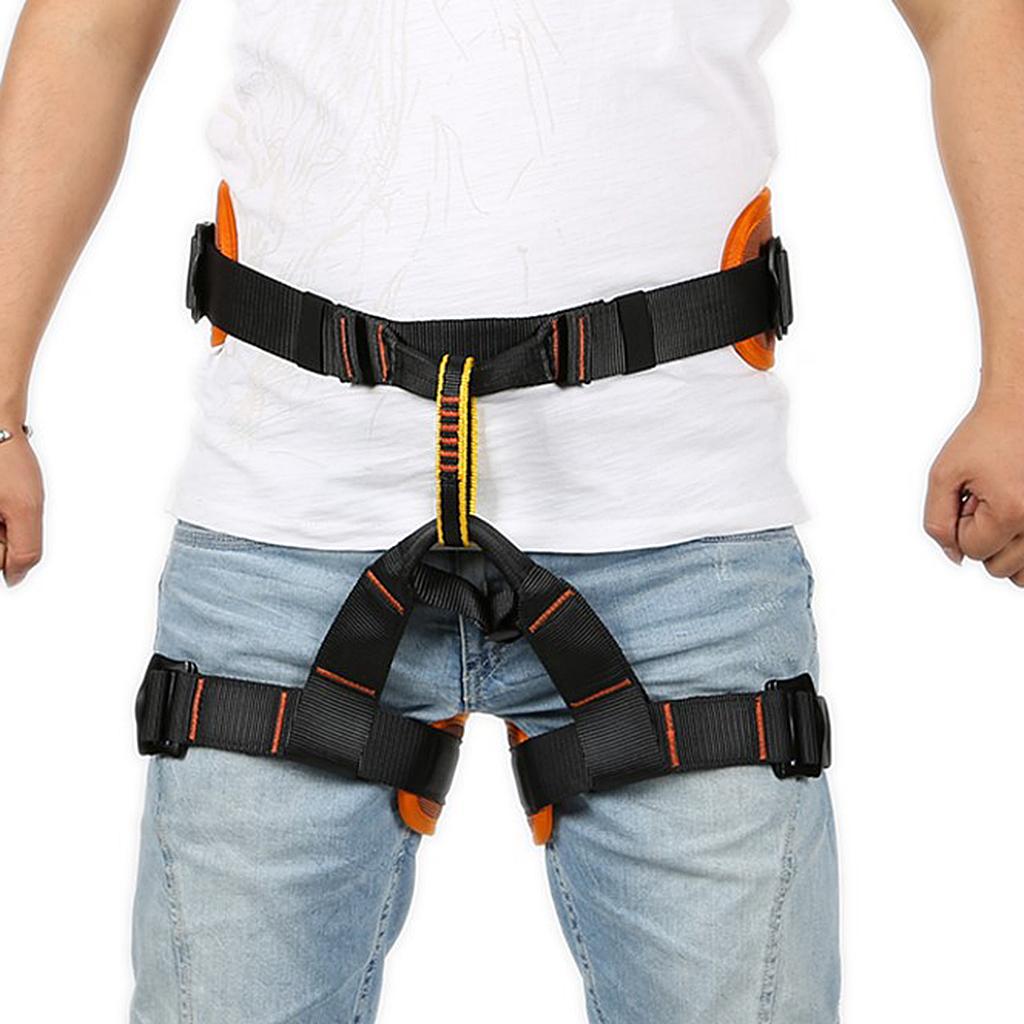 Outdoor Safety Harness Seat Sitting Bust Waist Belt Equipment for Tree Surgeon Arborist Rock Climbing - 4 Colors