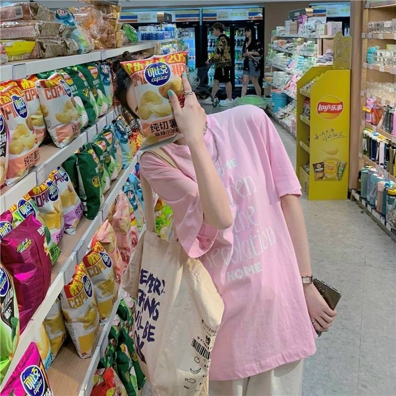 Áo thun nữ unisex Bảo Bảo Store chất thun mịn form rộng cool ngầu hot hit 2022