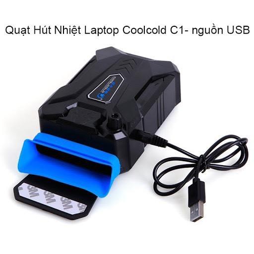 Quạt hút gió tản nhiệt Laptop CoolCold Ice Magic 3 - Hàng chính hãng