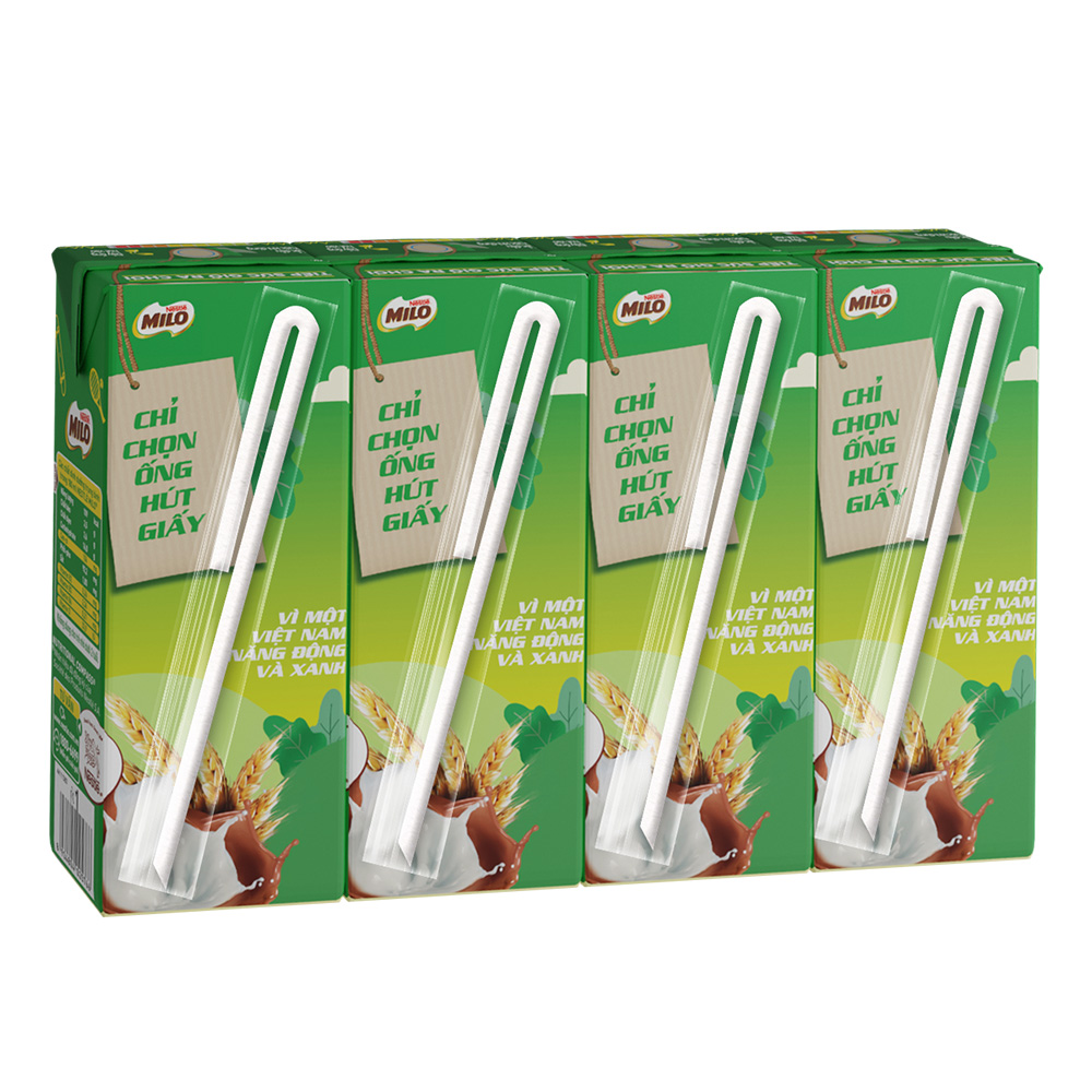 Thùng 48 Hộp Sữa Nestlé MILO Nước (180ml / Hộp)