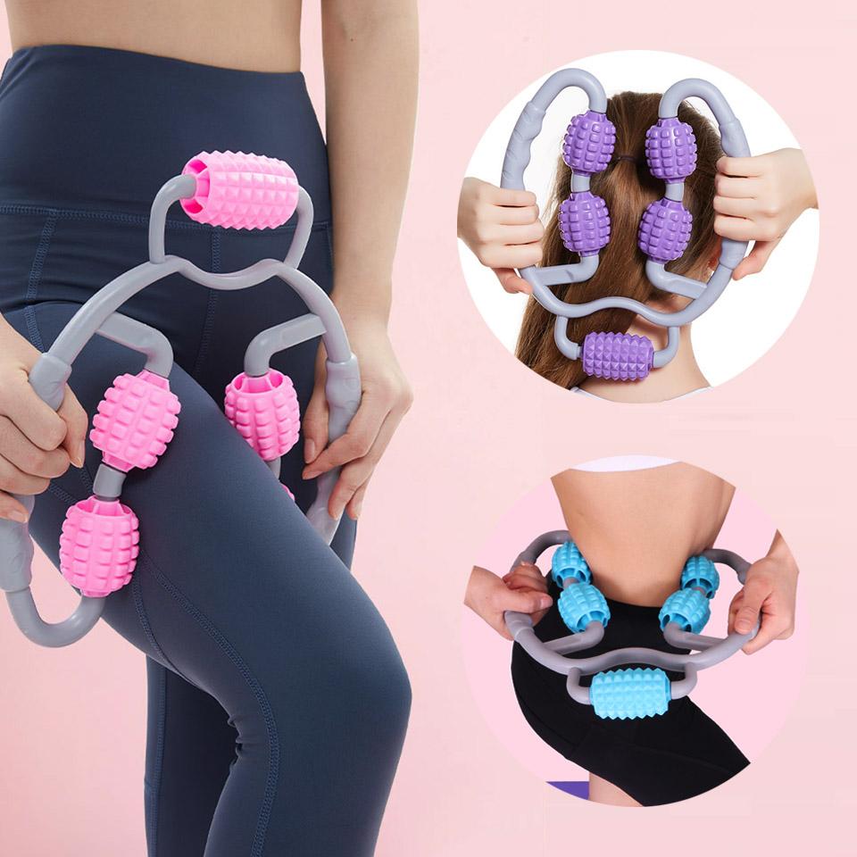 Chân Cánh Tay Huấn Luyện Cơ Relaxer Bắp Chân Vòng Chân Kẹp Con Lăn Massage Tập Yoga Chân Con Lăn Xốp Thể Dục Đào Tạo Toàn Diện Thiết Bị