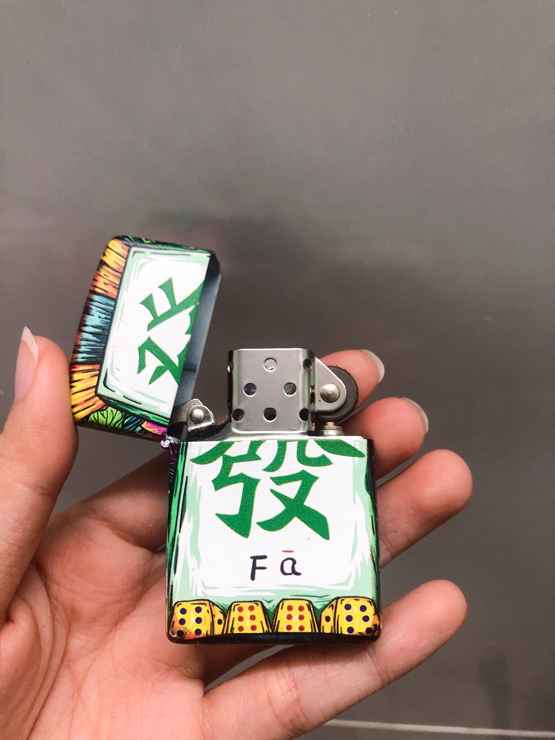 Hột Quẹt Bật Lửa phiên bản nhật hình chữ "Đỗ Thánh" H41 - xài xăng