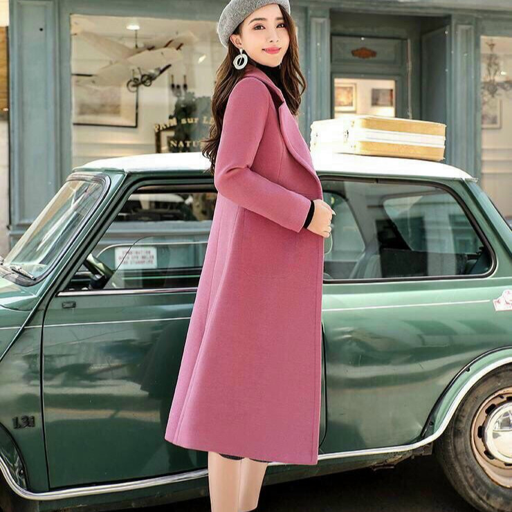 ÁO KHOÁC DẠ LEN DÁNG DÀI SIÊU SANG - SD975