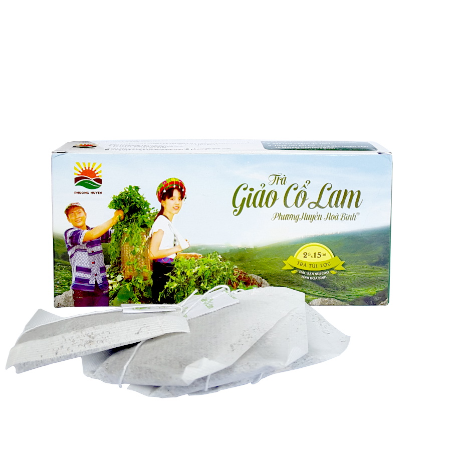 Hộp Trà giảo cổ lam túi lọc Phương Huyền 30g