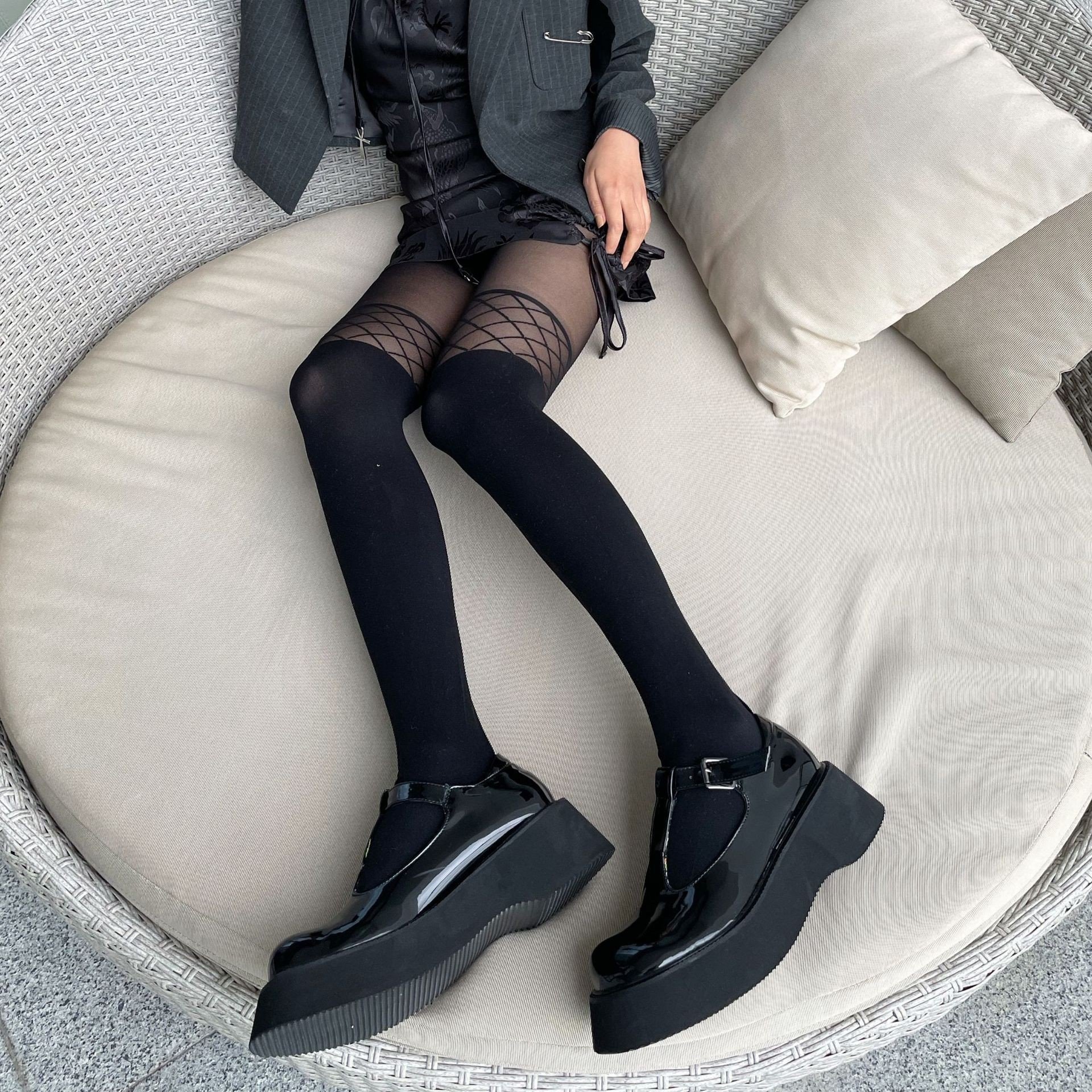 Quần tất giấy giả bốt Viền Lưới siêu dai, cá tính, sang chảnh và sành điệu hàng loại 1 cao cấp