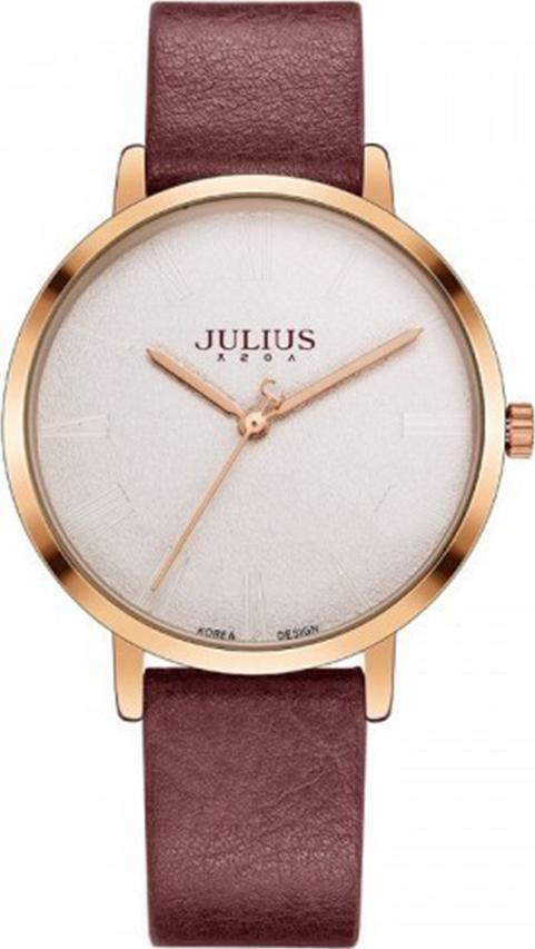 Đồng Hồ Nữ Hàn Quốc Dây Da Julius JA-953E (36mm) - Nâu Đồng