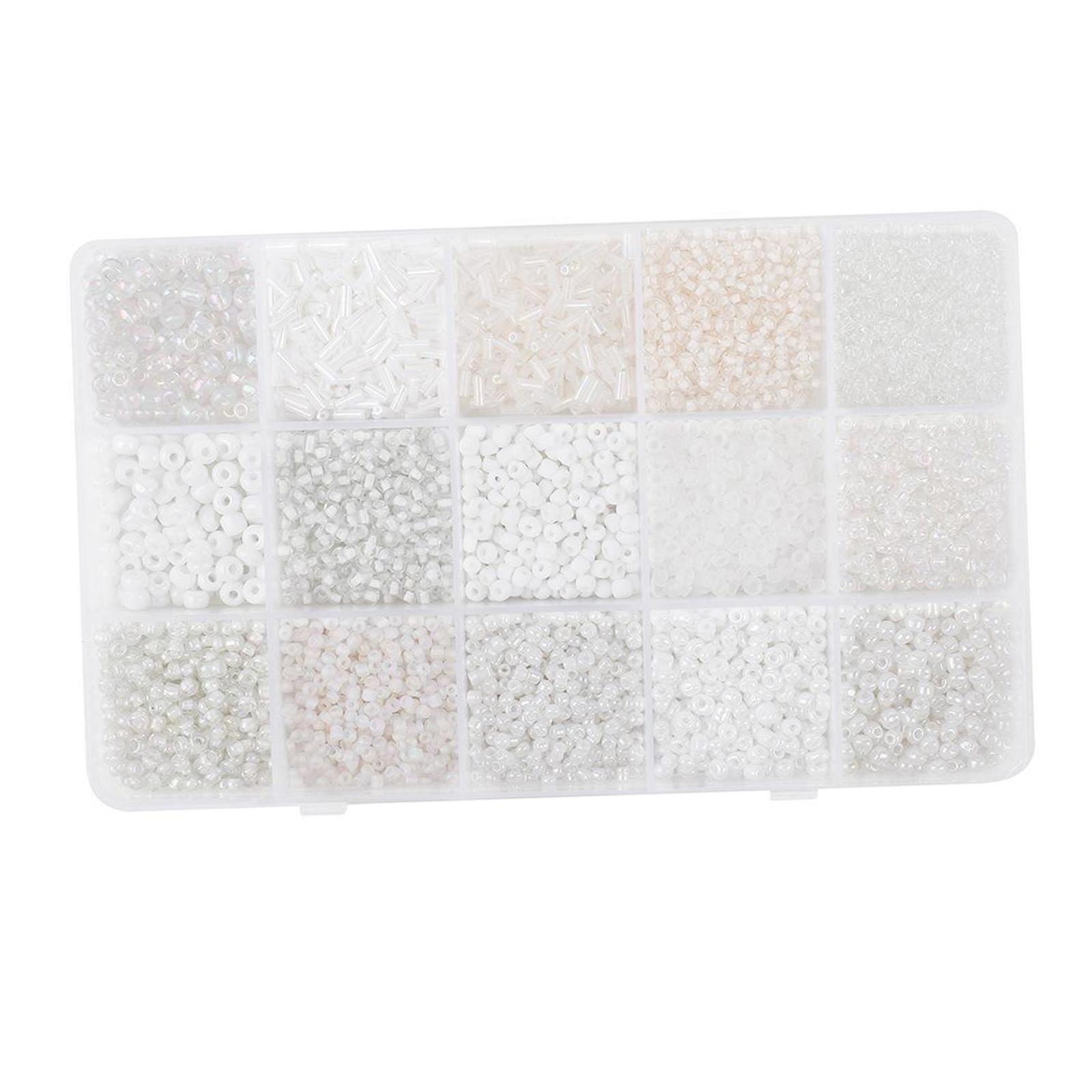 Glass Beads , Small Beads Crafting Supplies, DIY Handmade Colorful Craft Beads, Loose Spacer Beads for Jewelry Making Pendants Earring