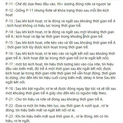 Mạch hẹn giờ bật tắt thiết bị màn hình 4 số có opto cách ly 12v 32 chế độ làm việc