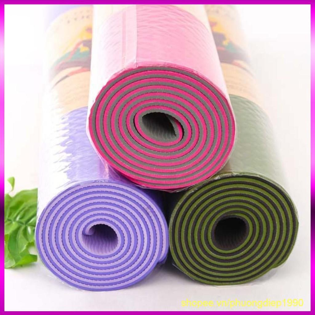 THẢM TẬP YOGA TPE CAO CẤP- 2 LỚP HÀNG LOẠI 1