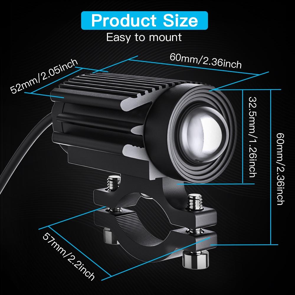 Đèn pha LED siêu sáng chuyên dụng cho xe máy