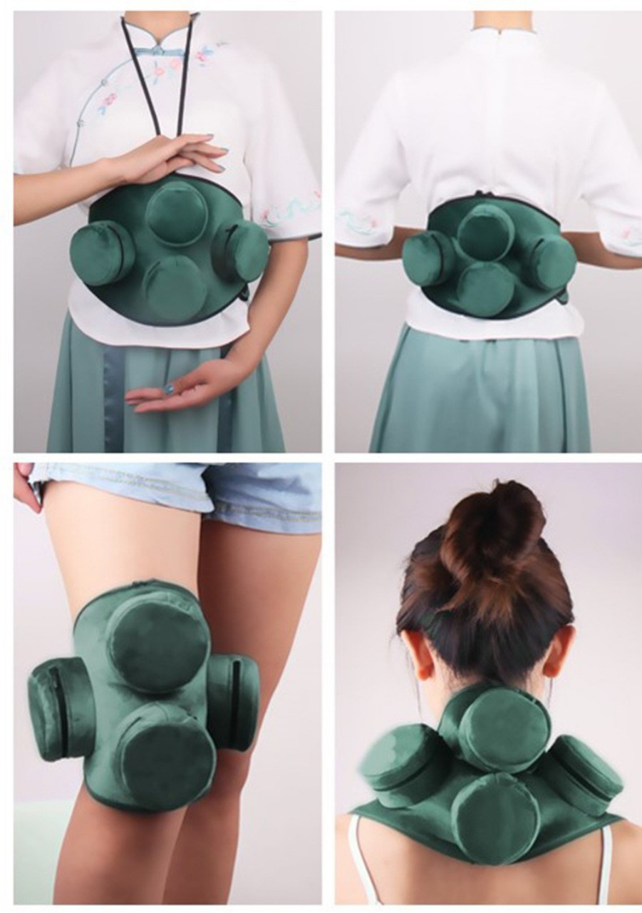 Đai Xông Ngải Cứu 4 kèm Lư Đồng Massage Làm Ấm