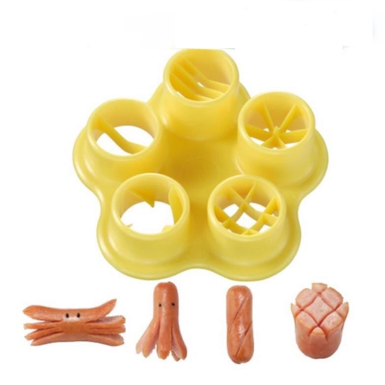 Khuôn tạo hình xúc xích trang trí bento - Cao cấp