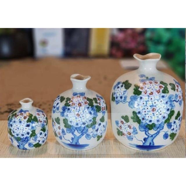 BỘ VÒ MEN RẠN VẼ CẨM TÚ CẦU