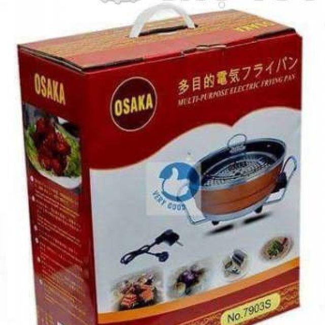 Nồi Lẩu Đa Năng -OSAKA Họa Tiết Cao Cấp nấu các món Chiên xào, lẩu , canh tiện lợi cho gia đình