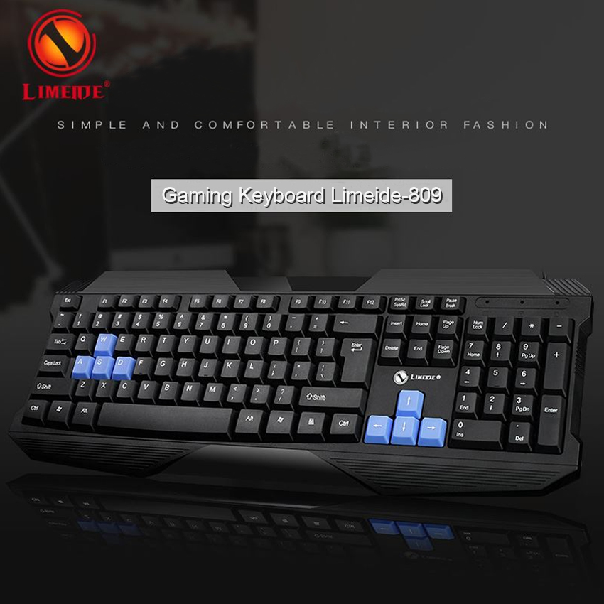 Bộ Bàn Phím Gaming Có Dây Giả Cơ Limeide L809 và Chuột Chơi Game Limeide L316 - Hàng Chính Hãng