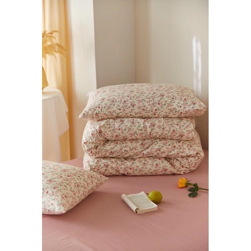 Set Chăn Ga Gối Cotton Living Hàng Nhập Khẩu Cao Cấp 4 Món Vintage
