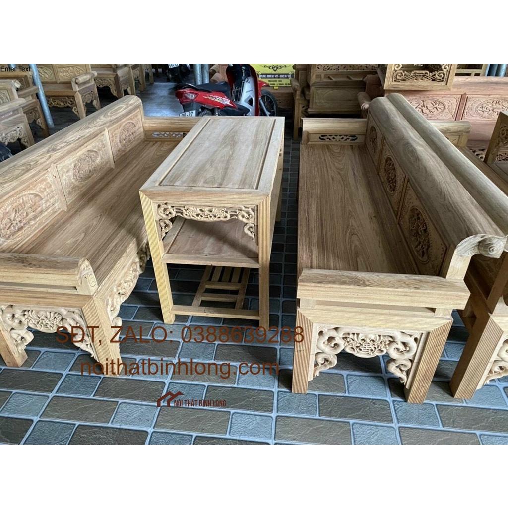 Bộ bàn ghế trường kỷ gỗ gụ sang trọng