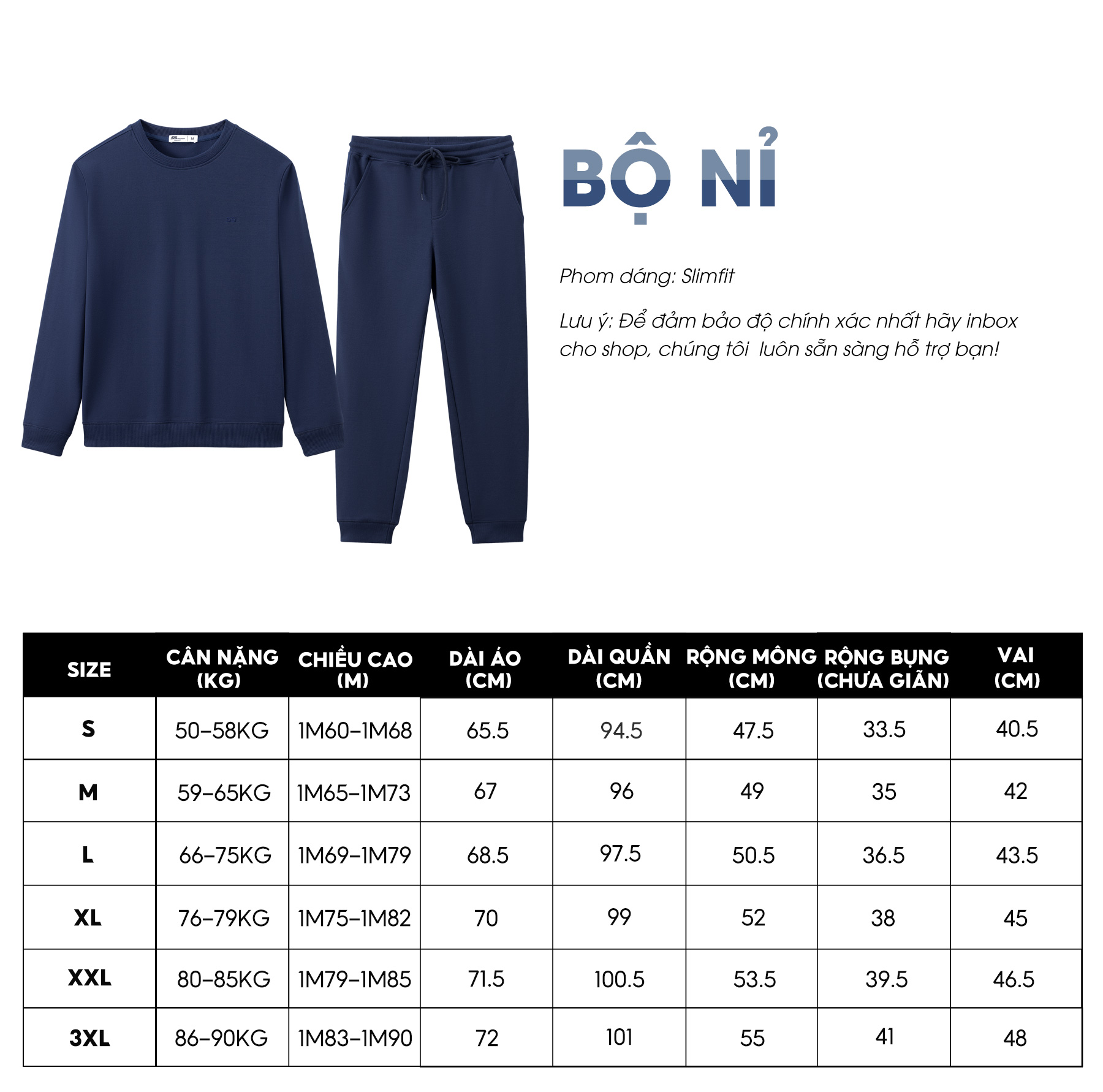 Bộ Quần Áo Nỉ Nam Tay Dài 5S FASHION, Chất Liệu Cotton Cao Cấp, Dày Dặn, Mềm Mịn, Thiết Kế Basic, Co Giãn, Năng Động (BNI23019)