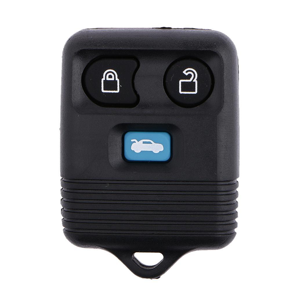Replacement Car 3 Button Remote Key Fob Case Shell for Black