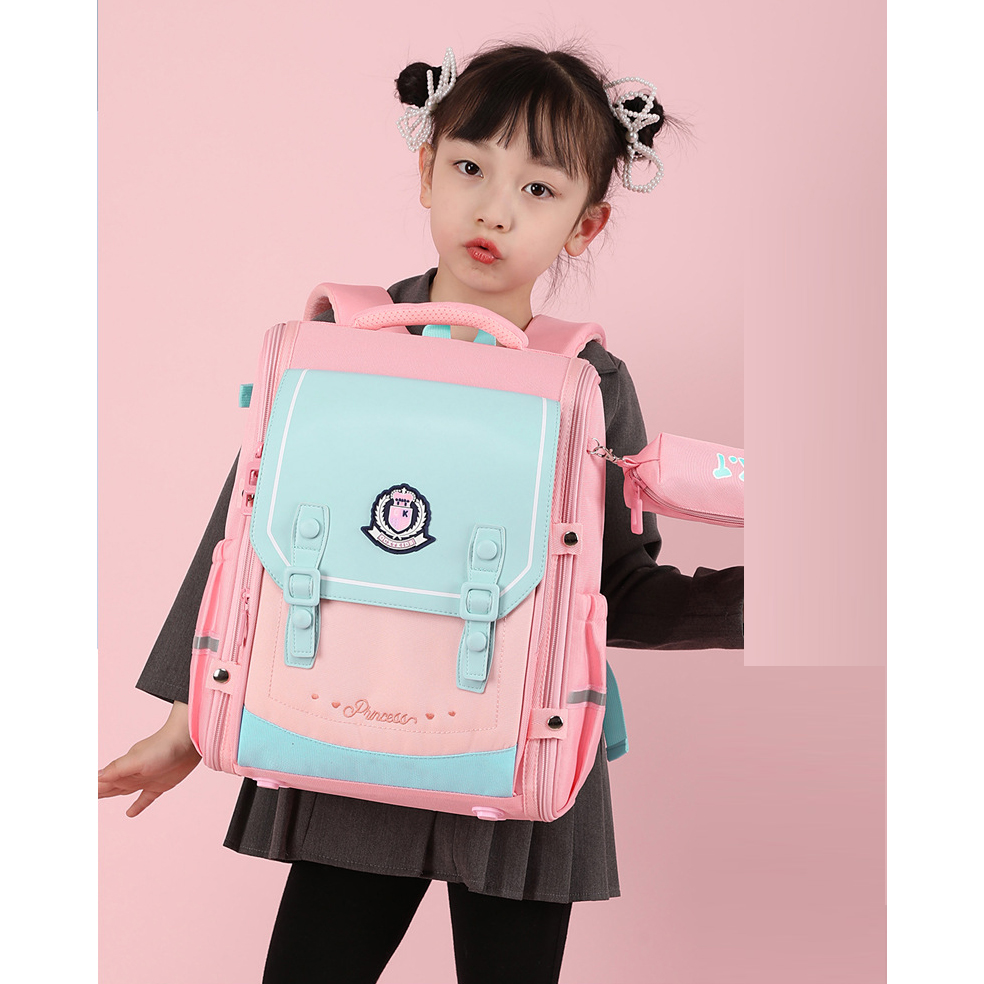 Ba lô học sinh chống gù cao cấp phong cách mới - BEE GEE HS1069