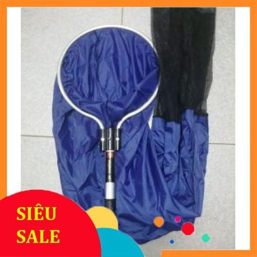 Vợt giữ nước k đáy, vợt k đáy, vợt bắt cá koi, cá rồng đường kính 30cm, cán dài 50-60