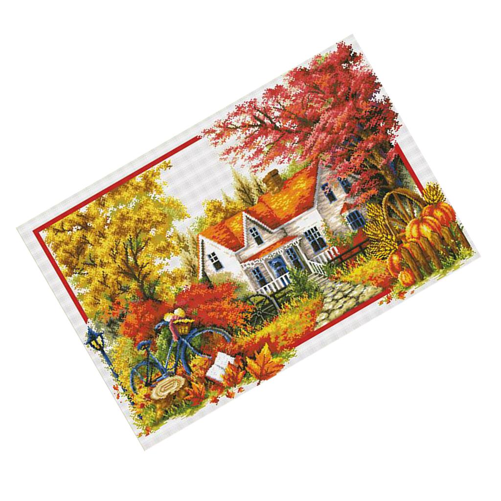 Đóng Dấu Cross Stitch Kits 11 Gói Thêu Bốn Mùa
