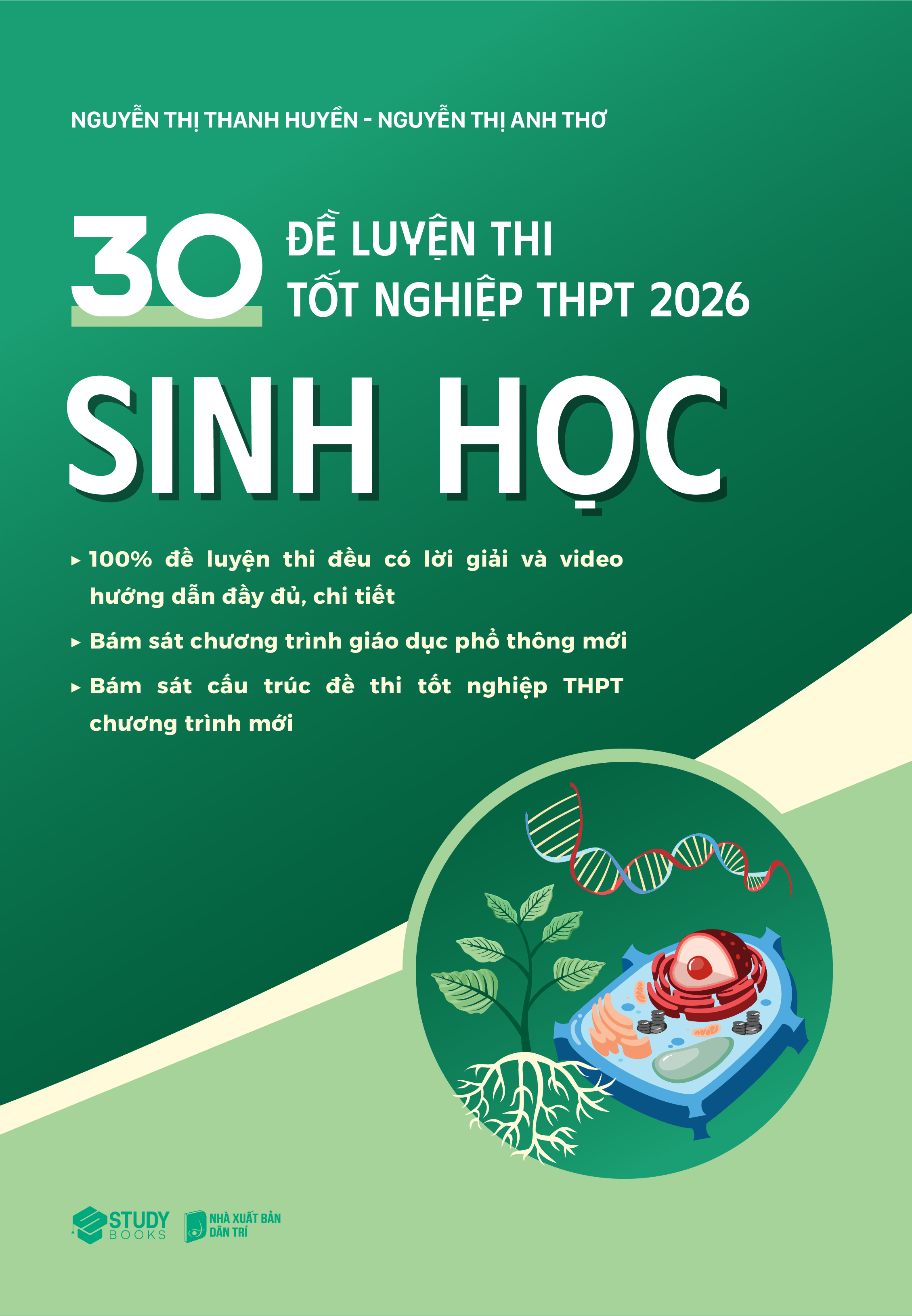 Sách 30 Đề Luyện Thi Tốt Nghiệp THPT 2026 Sinh Học