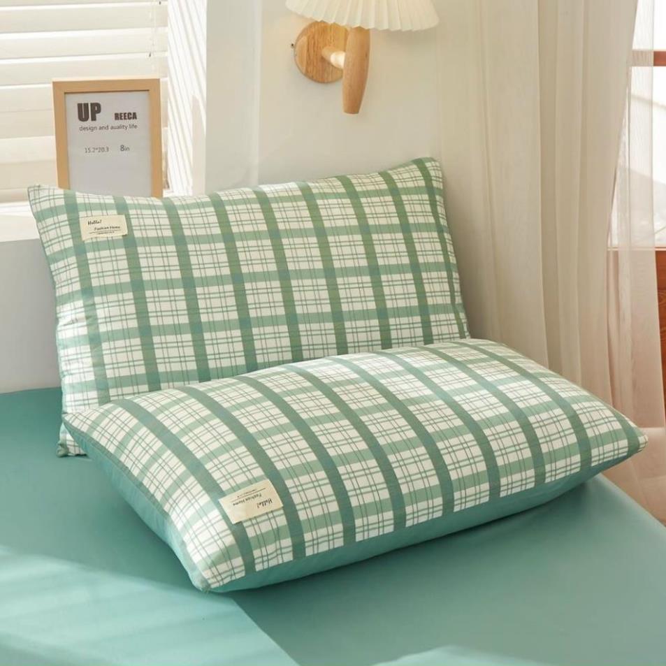 Bộ chăn ga gối Chần Bông Cotton TC đủ size giường nệm 1m2 đến 2m*2m2