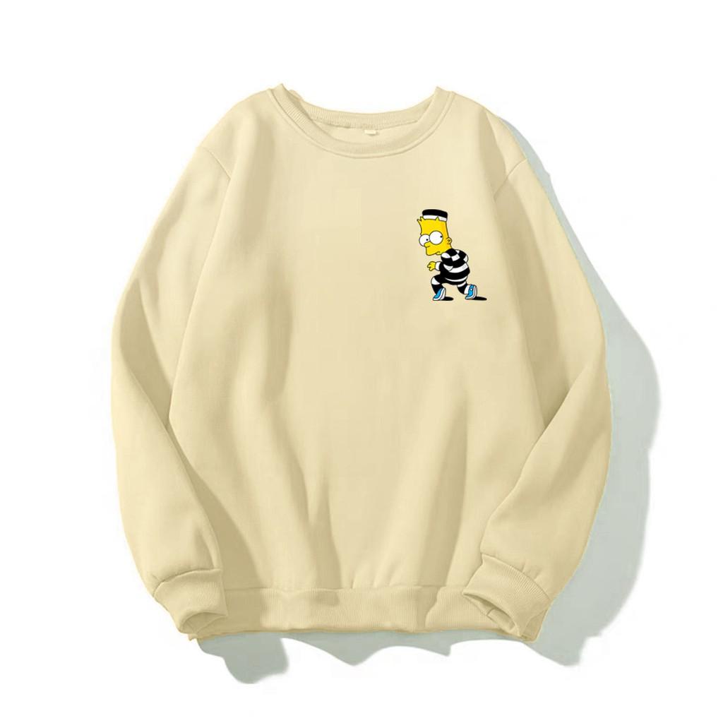 ÁO SWEATER UNISEX IN CHẤT LIỆU NỈ BÔNG SIZE TỪ 35-70kg